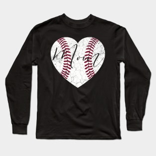 He Mom Mother'S Day Baseball Softball Long Sleeve T-Shirt